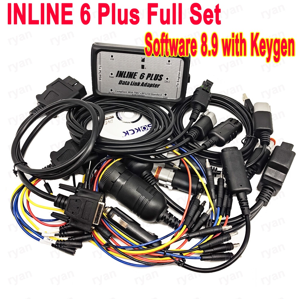 Heavy Equipment Diagnostic Tool - Cummins INLINE 6 artı V8.9 veri