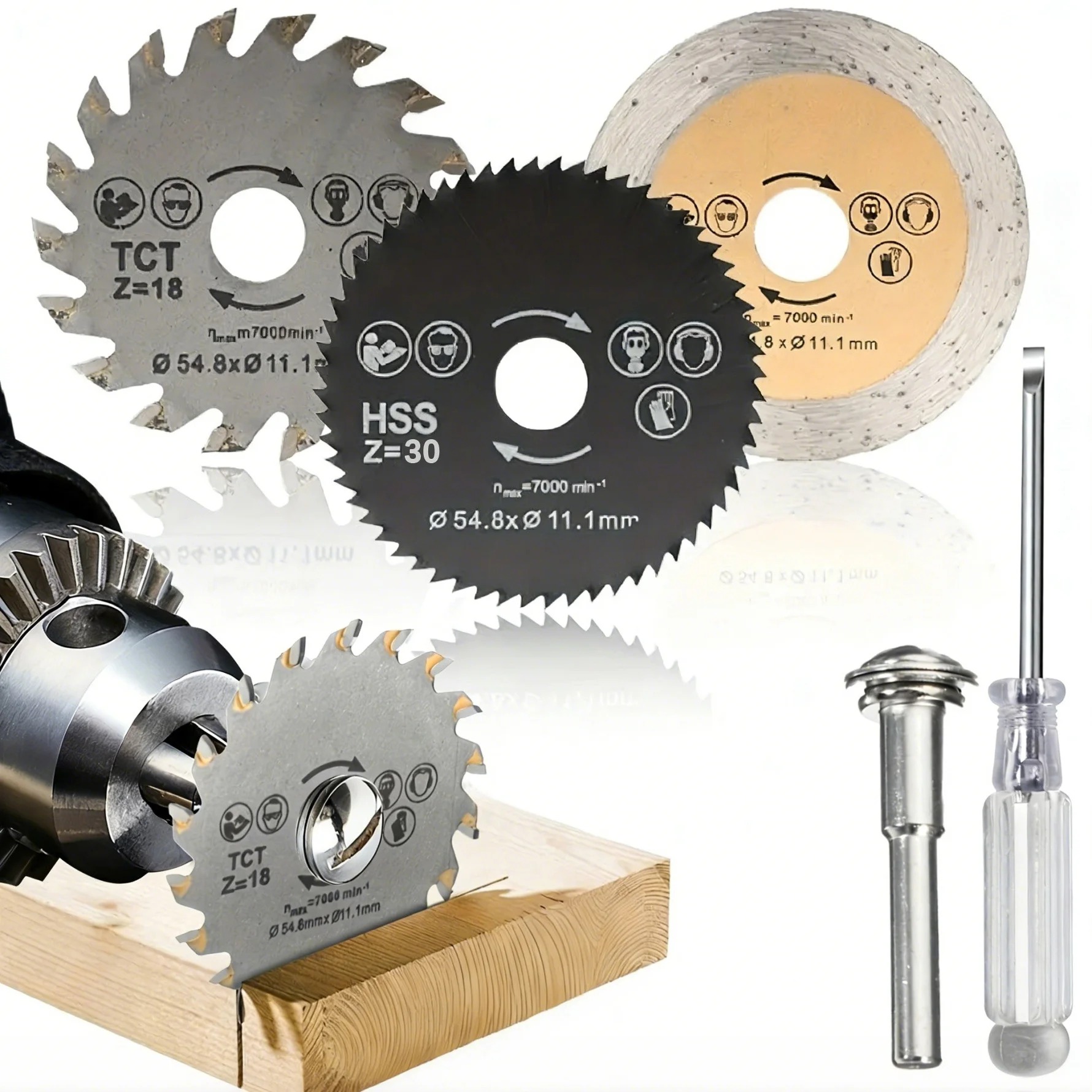 Brick Cutting Saw - Çok Fonksiyonlu Daire Testere Bıçağı Seti,