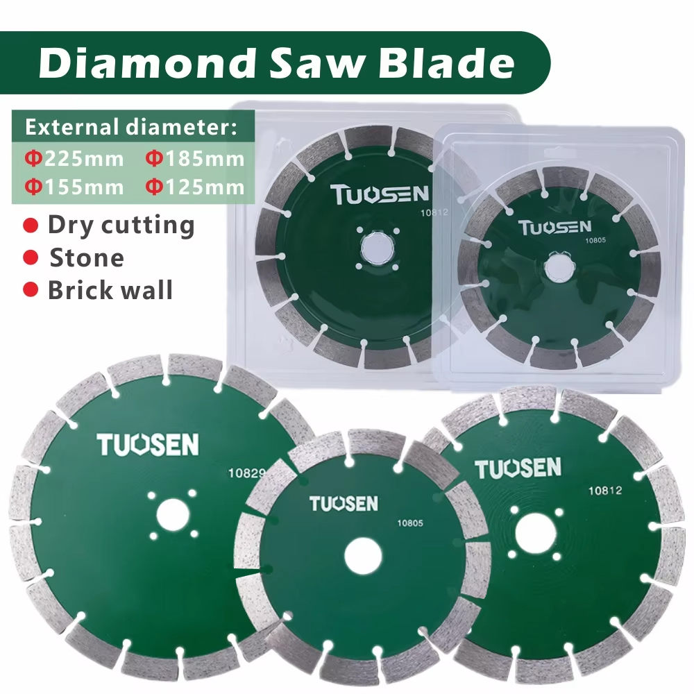 Brick Cutting Saw - Elmas Testere Bıçağı 125/155/185/225mm Kuru Kesme