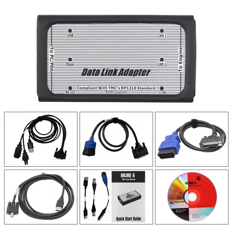 Yüksek Kaliteli INLINE 6 V8.9  - Heavy Equipment Diagnostic Tool incelemesi ve fiyatı