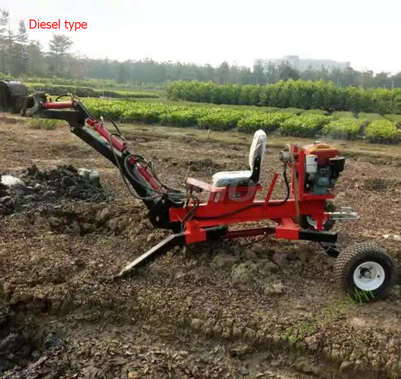 Ucuz Küçük Bahçe Ekskavatörü M - Tractor Backhoe incelemesi ve fiyatı