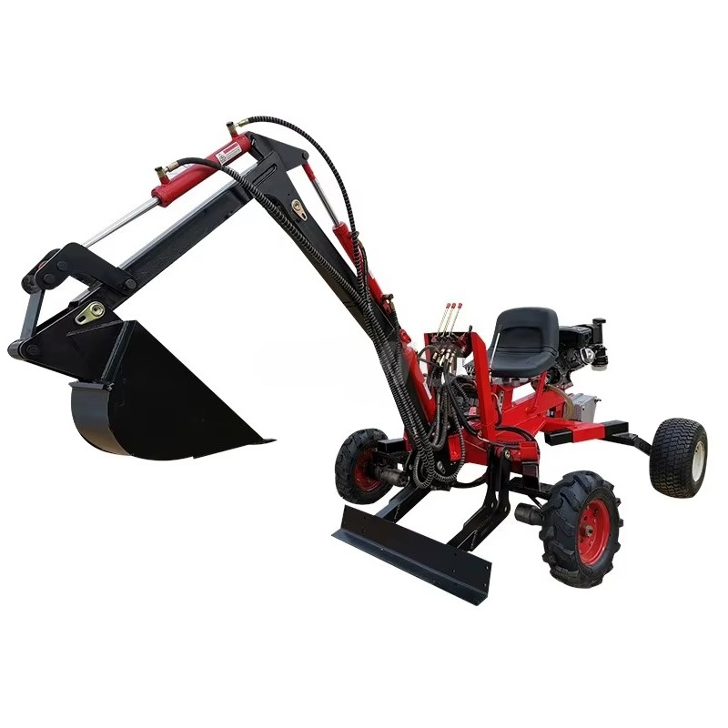 Ucuz Küçük Bahçe Ekskavatörü M - Tractor Backhoe incelemesi ve fiyatı
