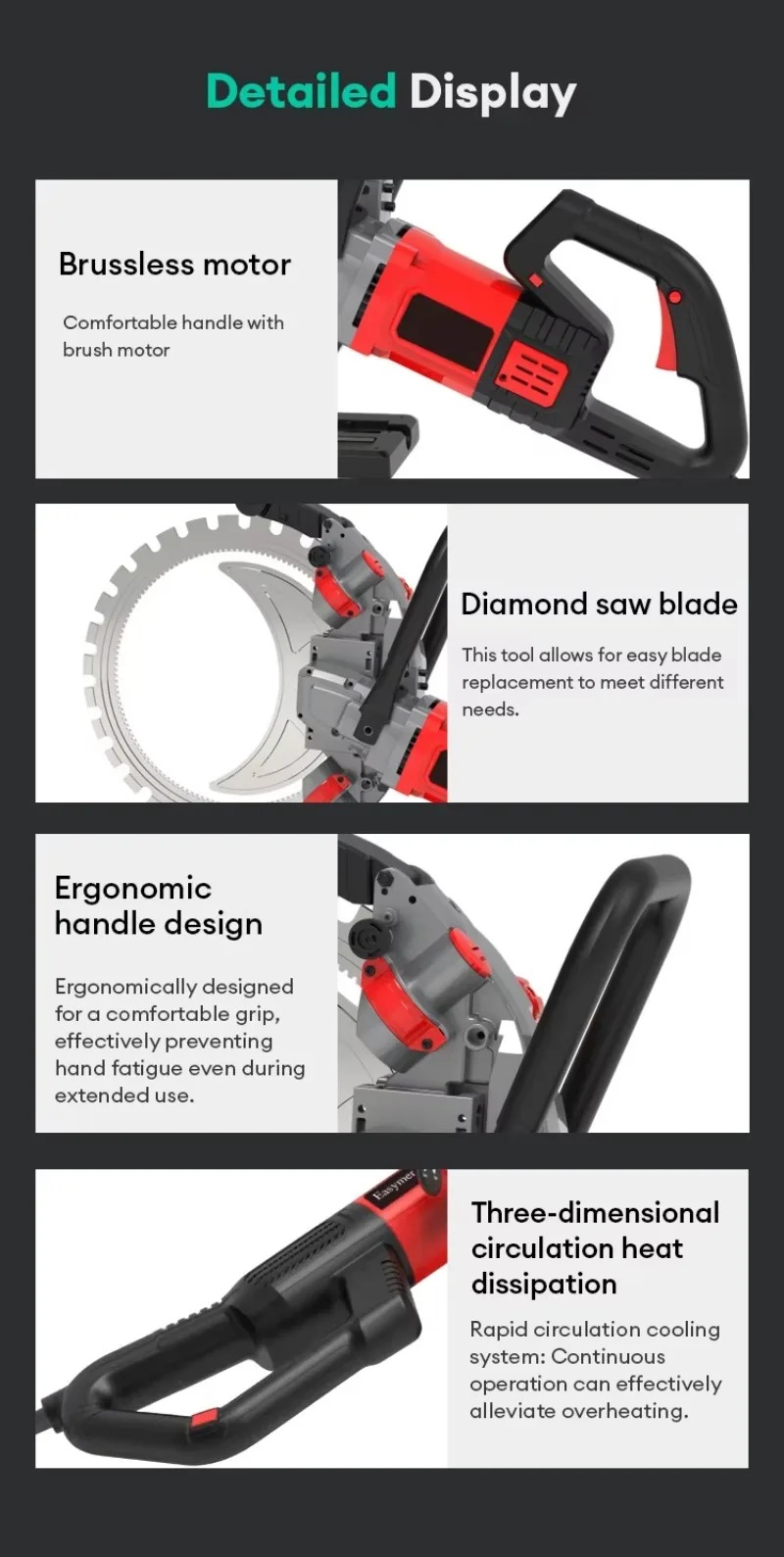 IKN İnşaat Talebi 410mm Elektr - Electric Concrete Cutter incelemesi ve fiyatı