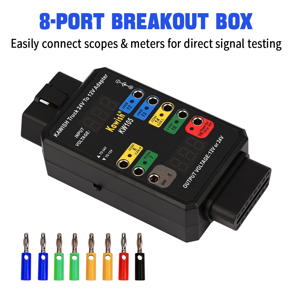 Yeni! KW105 Ağır Hizmet Tipi K - Heavy Equipment Diagnostic Tool incelemesi ve fiyatı