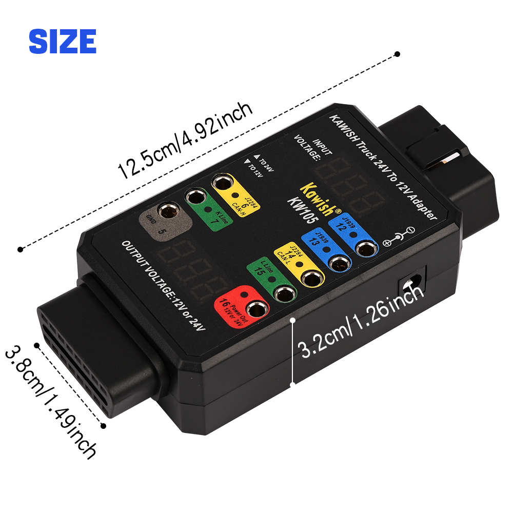 Yeni! KW105 Ağır Hizmet Tipi K - Heavy Equipment Diagnostic Tool incelemesi ve fiyatı