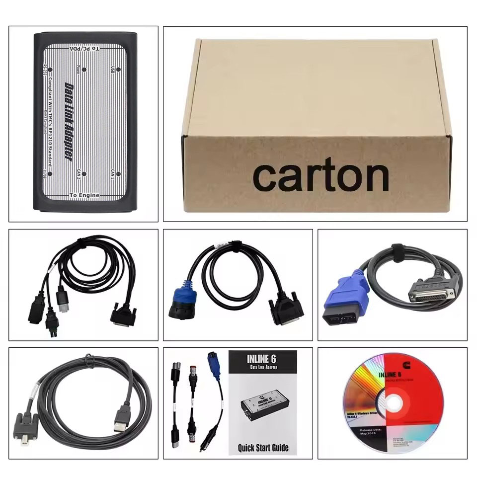 Cummins INLINE 6 Ağ Bağlantısı - Heavy Equipment Diagnostic Tool incelemesi ve fiyatı